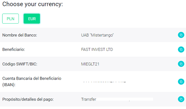 Fast Invest ☕ Inviersión P2P por solo 1 euro [Tutorial actualizado]
