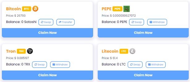 Faucet en 1xBitcoins