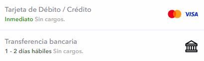 monefit ingresar dinero