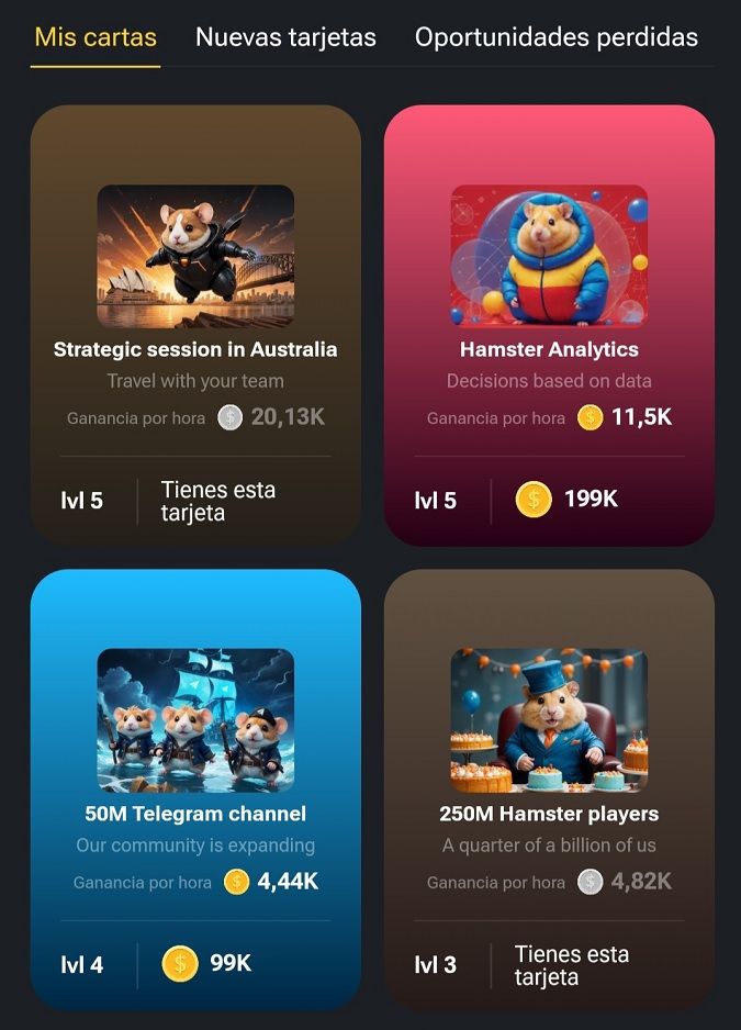 hamster kombat minería