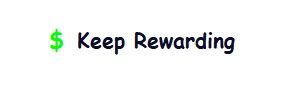keep rewarding logo